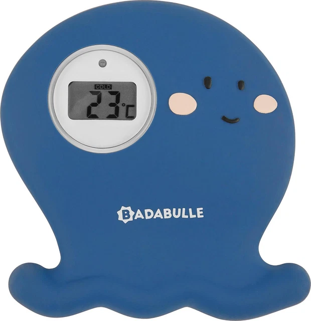 Neu badabulle Digitales Badethermometer Krake 23101172 blau/weiß
