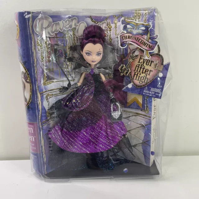 RAVEN QUEEN Doll Ever After High Thronecoming 2013 Mattel - Damaged Box