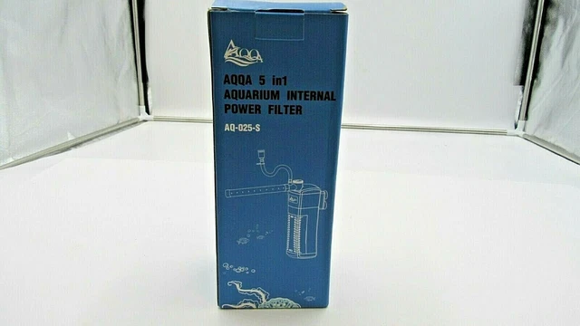 AQQA Aquarium Internal Submersible Power Filter in-Tank Adjustable Water Flow