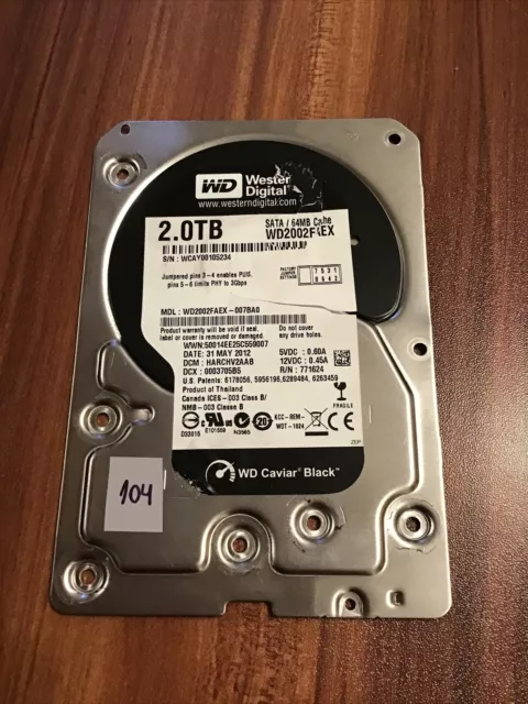 Western Digital Wd2002Faex-007Ba0 Pcb