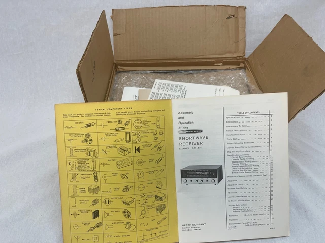 Jeu De Tubes (valves) Neuf Pour Récepteur Radio Vintage Heathkit EK-2 - Compatible Allied/Knight