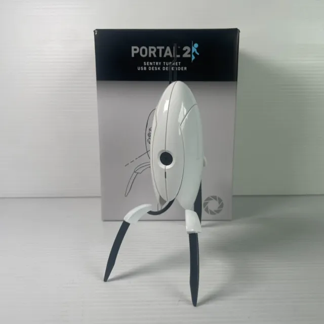 Portal 2 Sentry USB Turret Desk Defender By ThinkGeek Valve Boxed 2012