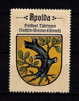 Kahla/Thüringen Reklamemarke Röpert Wappen 353705 