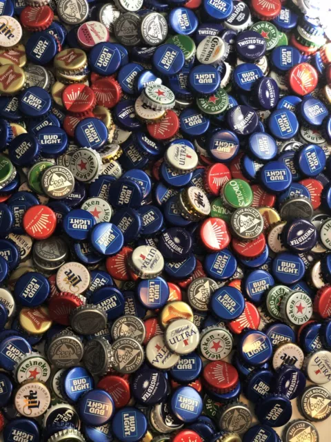 550 Mixed Beer Bottle Caps Great Colors Some Have Dents Clean No Gunk FREE SHPNG