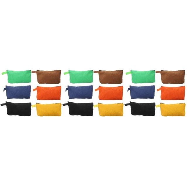 18 pcs Tool Pouch Tool Storage Bag Pouch Zipper Storage Bag Tool Organizer