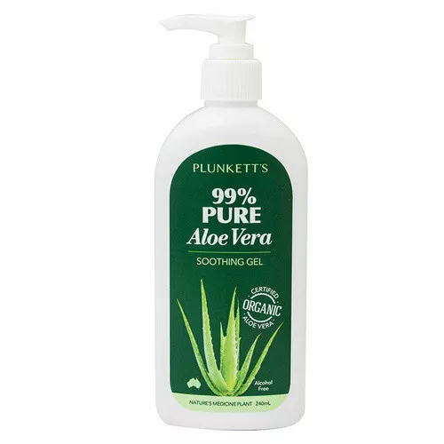 Plunkett’s Certified Organic Aloe Vera Soothing Gel 240ml