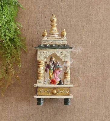 Home Mandir Pooja Ghar Mandapam for Worship Wooden Handcrafted Hindu Temple-214a