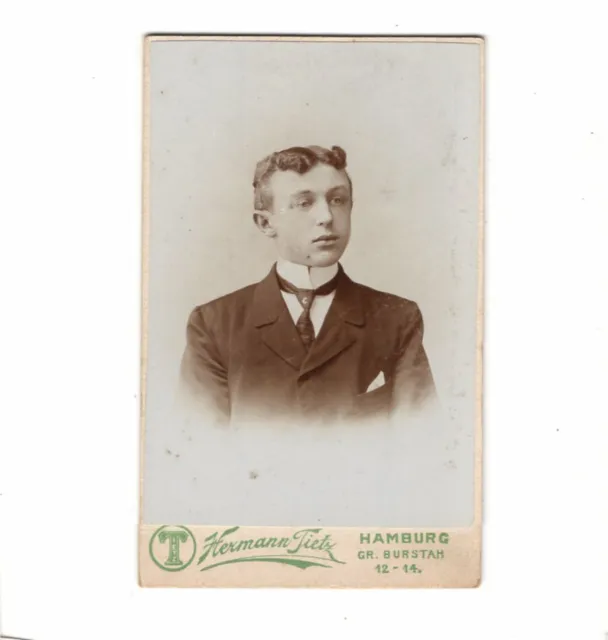 CDV Foto Herrenportrait - Hamburg um 1900