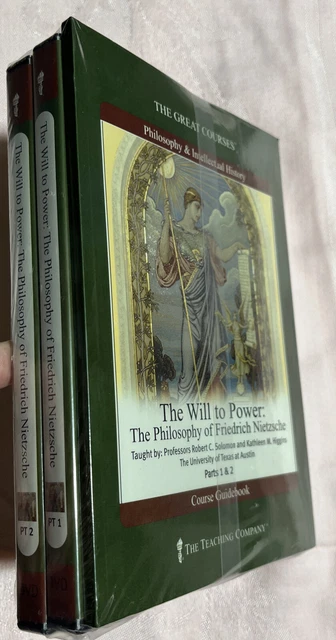 NEW Great Courses - The Will to Power Philosophy of Friedrich Nietzsche DVD & BK