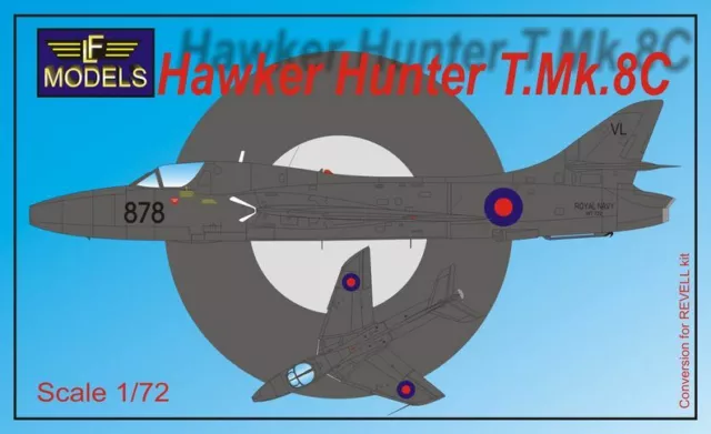 H.Hunter T.Mk.8C - Conversion for Revell kit F.6/FGA.9, LF7297, LF MODELS, 1:72