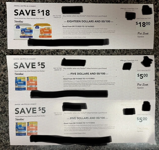 $28 Similac Formula coupons