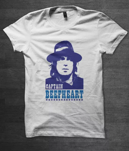 Captain Beefheart T shirt music rock n roll Tom Waits Frank Zappa