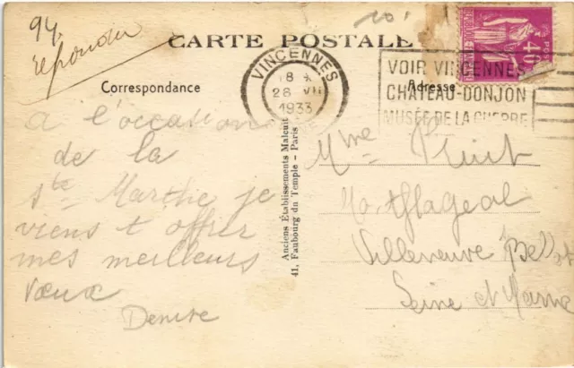 CPA AK Vincennes Le Pont des Iles FRANCE (1283138) 2