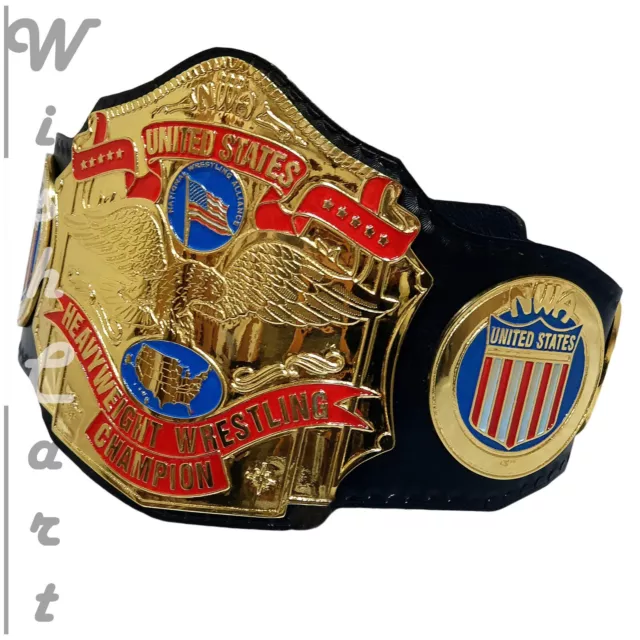 NWA United States Heavyweight Championship Belt - Legacy of Wrestling in Brass