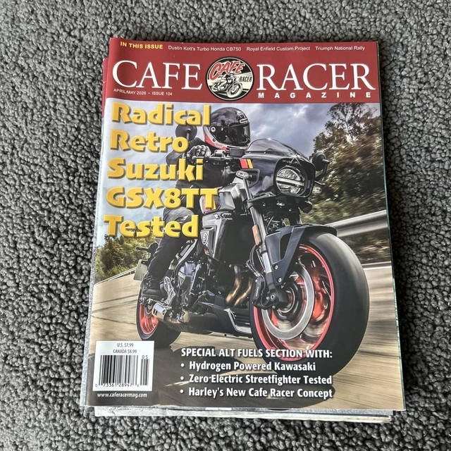 CAFE RACER MAGAZINE classic custom bikes apr/may 26 issue 104 £10.80 ...