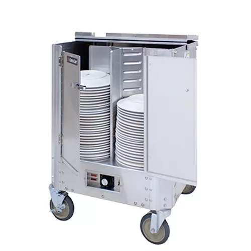 Cres Cor HJ-531-10-240 240 Capacity Heated Dish Dolly Cres Cor HJ-531-10-240 240 Capacity Heated Dish Dolly