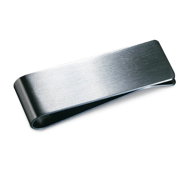1X(Pince a  en Acier Inoxydable Mat Argent Finition dans une Boite de Cadea2477