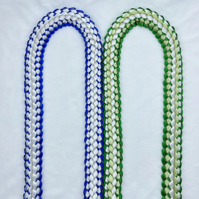 Large Graduation Collier Tressé Ruban Corde Leis Fête Accessoires Fait à la Main