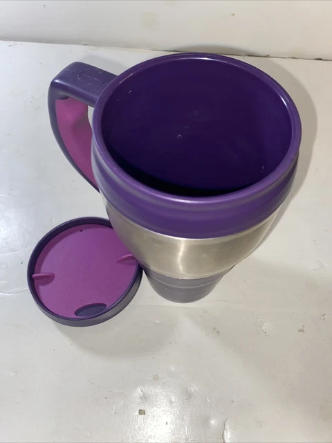 Bubba 20 Oz Travel Insulated Mug Tumbler Cup Stainless Purple 6
