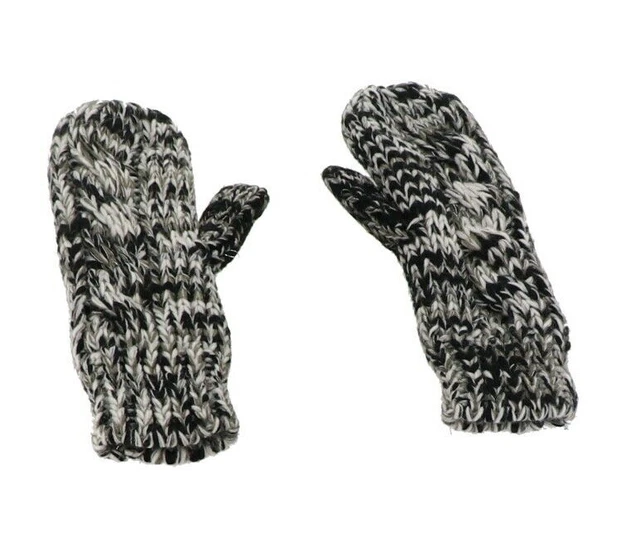Isaac Mizrahi Live! Women's Cable Knit Mittens Gray