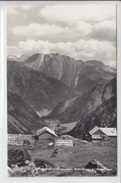 AK Mallnitz, Jamnighütte mit Reißeckgruppe, 1955