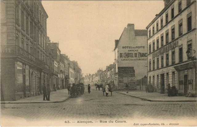 CPA ALENCON-Rue du Cours (29698)