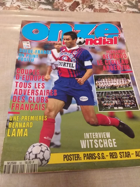 ONZE MONDIAL N°9 1989 Coupes D'europe + Poster Bazdarevic EUR 4,99