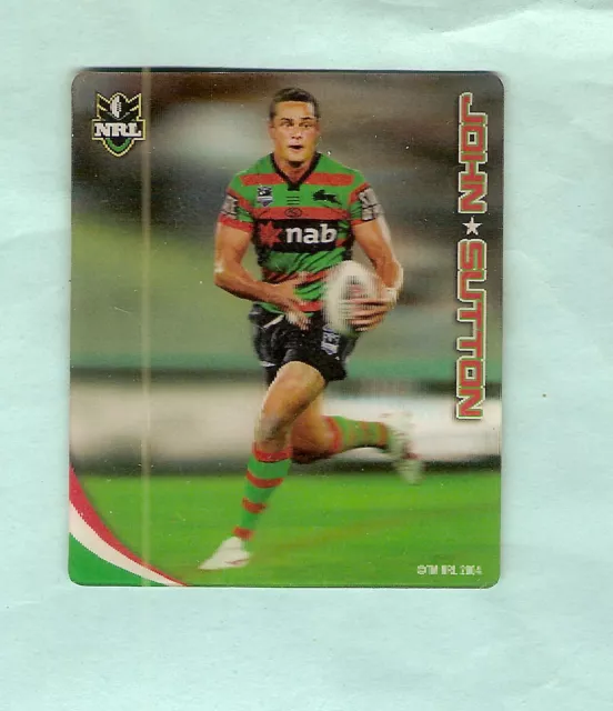 2010 Rugby League Rabbitohs  Tazo #57  John  Sutton, South Sydney Rabbitohs