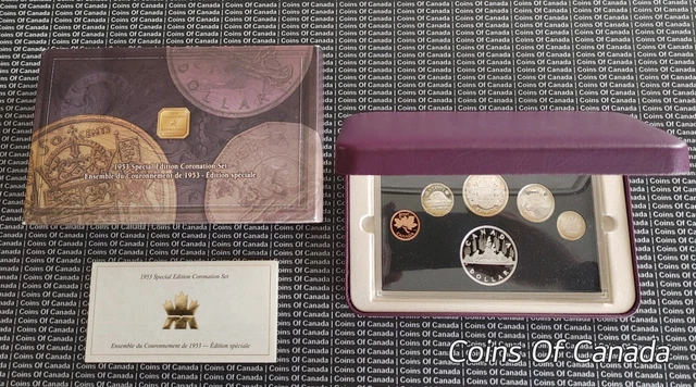 2003 Canada Special Edition Silver Proof Set Elizabeth 1953-2003 #coinsofcanada