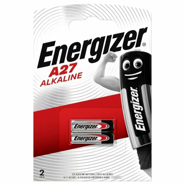 Pile A27 Energizer MN27 V27A 8LR732 alcaline 12V lot de 2 piles 27A A27