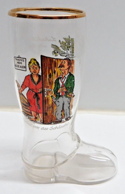 Beer Boot Glasstiefel 0,25 With Spassmotiven