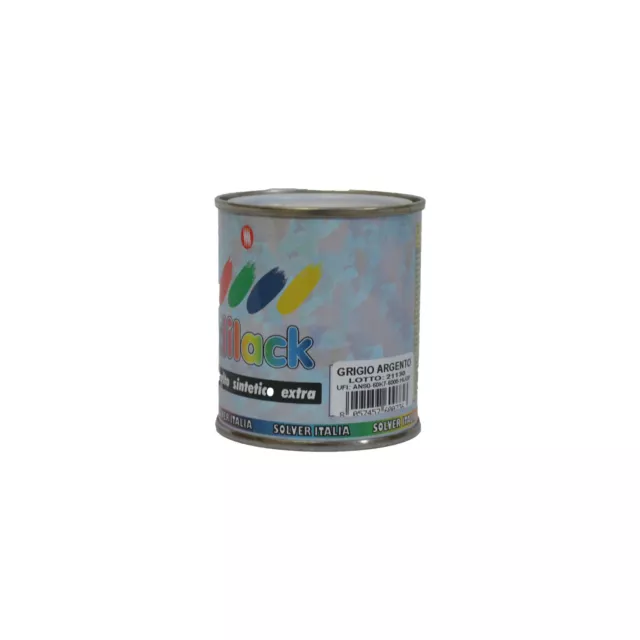 Smalto sintetico Dilack grigio argento 100 ml alta copertura interno ed esterno