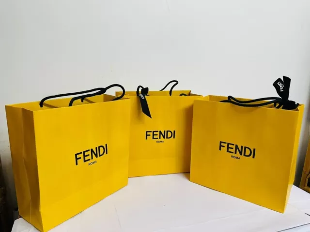 Fendi paper deals shopping bag