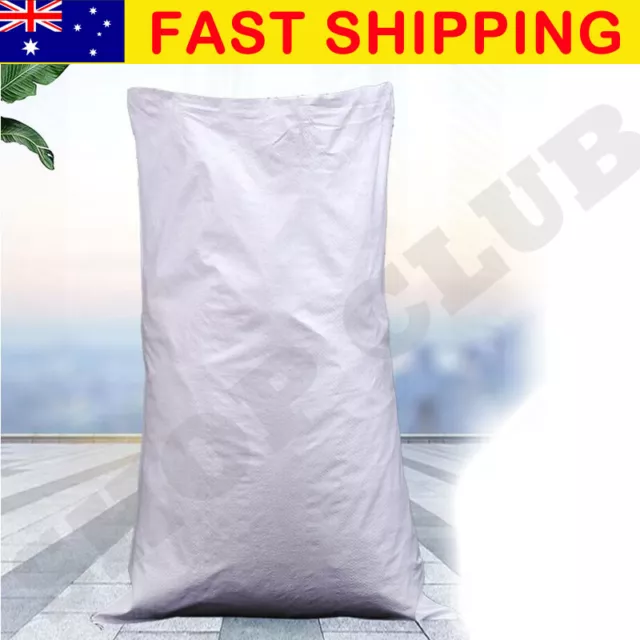 100pcs Woven Polypropylene Sacks / Garden / Chaff Bags- 4 Sizes