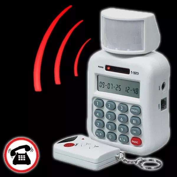 PENTATECH Alarm- und Notfallwählgerät MA80 Funk Fernbedienung Sensor Hausalarm