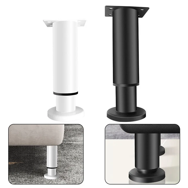 Altura ajustable haz de cama soporte telescópico pie pierna para muebles reforzados