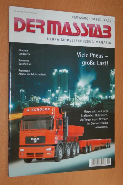 HERPA Der Masstab Modellfahrzeug-Magazin 5-2000