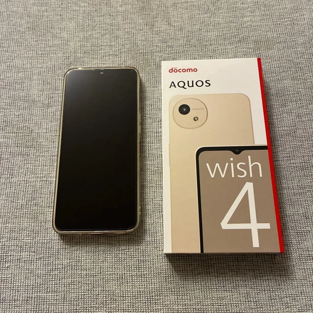 SHARP AQUOS ANDROID14 Ram 4GB/64GB Rom 6.6 Inch Wish4 White