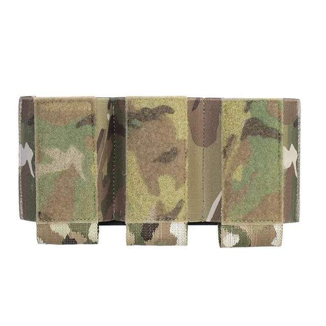 PEW Tactical 5.56 Triple Mag Pouch Elastic Hook&Loop DOPE Ferro Style Paintball