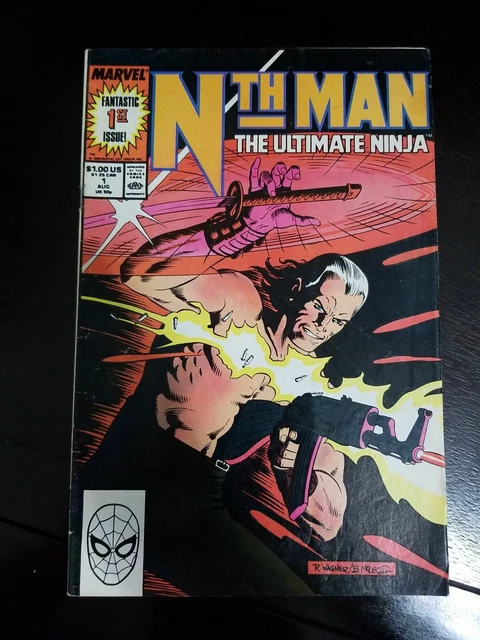 Nth Man the Ultimate Ninja 1 NM+ 8.5 Marvel 1989 Ron Wagner