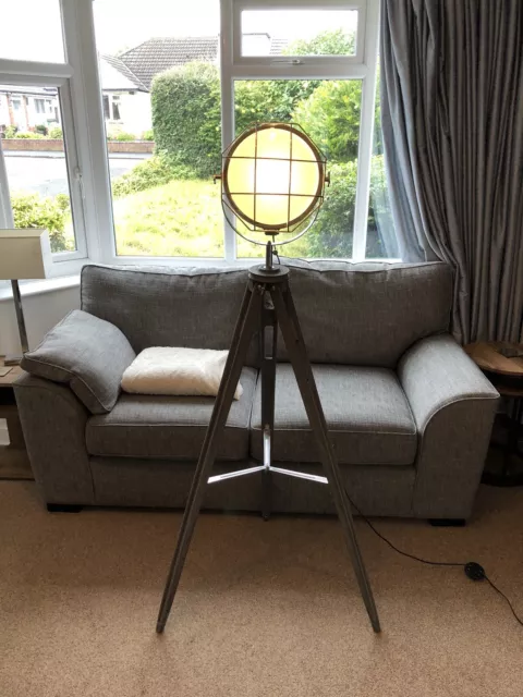 Jules wood marine head floor lamp discount