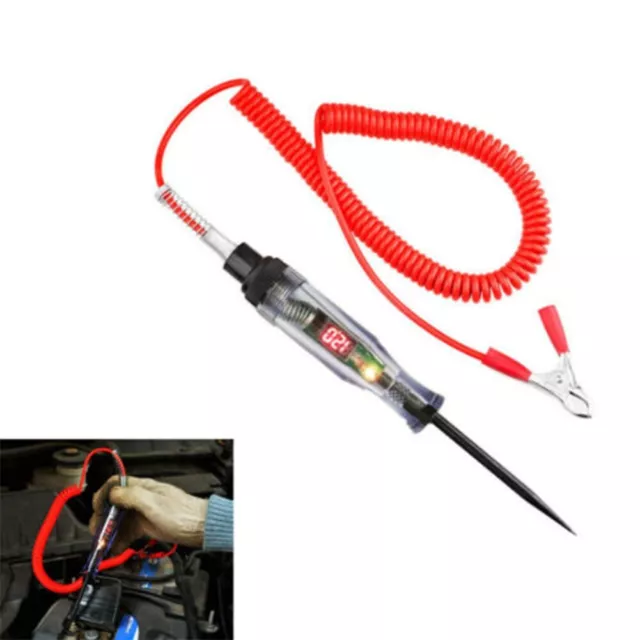 Car Circuit Tester Wire Light Probe Tool for Automotive Electrical Diagnostics