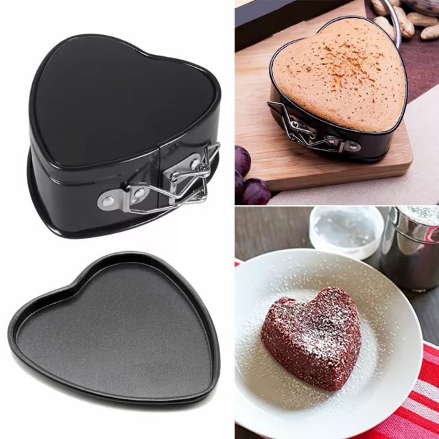 Heart Cake Tray Bake Non Stick Love Shape Oven Tins Baking Pan Kitchen Cookware