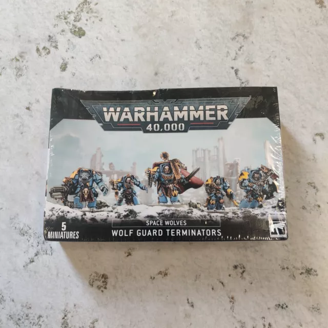 Warhammer 40k Space Wolves Wolf Guard Terminators BB124-0313