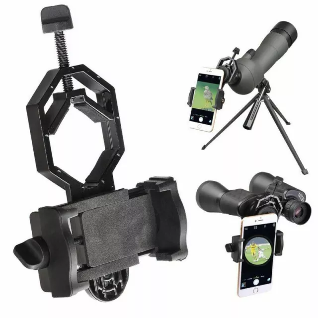 Cell Phone Adapter Mount Holder Universal For Telescope Spotting Scope Binocular