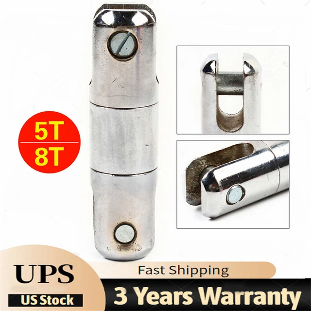 5 TON CABLE Pulling Swivel Wire Line Rope Ball Bearing Swivel Alloy