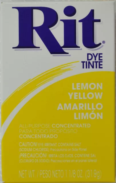 Rit Dye Powder Lemon Yellow 31.9g