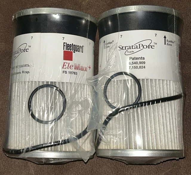 Fs19764 Fleetguard Fuel Filter New Replacement Fleetguard Fuel Water Separator Filter - Part # FS19763, Includes O-Ring Fs19763 Water Separator