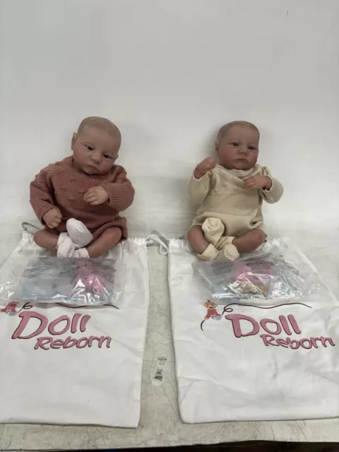 Zero Pam Reborn Dolls Twins Baby 19 in Real Looking Babies Realistic Newborn