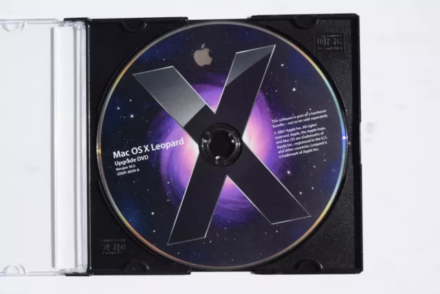 Retro Apple Mac OS X Leopard Upgrade 2007